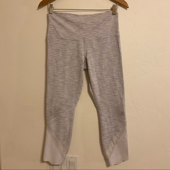 Lululemon Wunder Under Crop II *Roll Down Scallop Luxtreme 24" Nimbus 10 - Picture 9 of 9